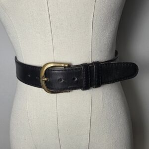 Vintage Guess by Georges Marciano Black Leather Belt